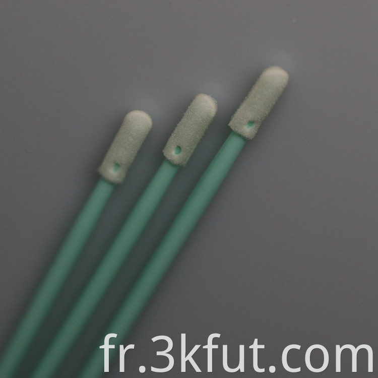 fiber optic clean foam swab